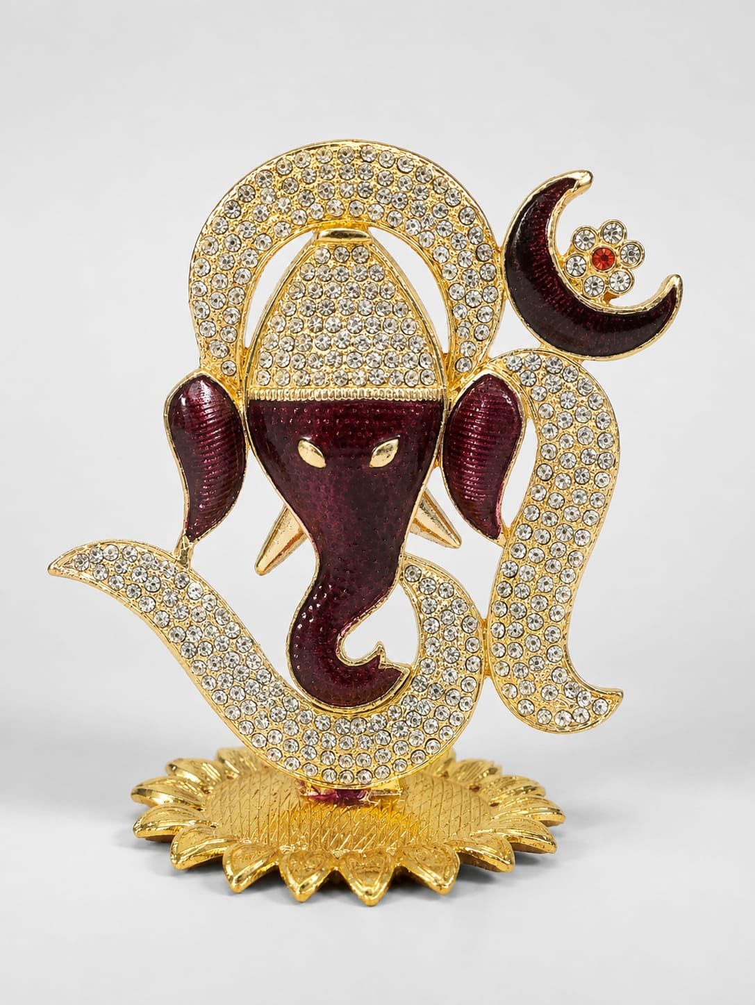 Ganesh Ji Decorative Idol with Stone Work
