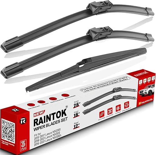 Miniatura 48 de Escobillas Limpiaparabrisas de Repuesto para Mitsubishi Outlander 2014-2020 Calidad Original de Fábrica Juego de Escobillas Delanteras y Traseras