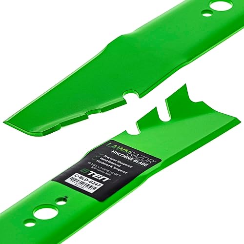 Miniatura 4 de 8TEN LawnRazor - Juego de cuchillas para Toro Time Master 30 pulgadas cubierta 120-9500 (Toothed) 2 unidades