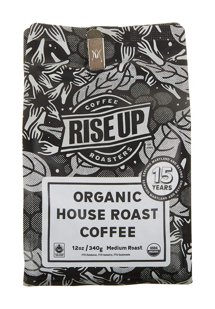 Organic House Roast, Certified Fair Trade Organic Coffee, 12 oz, Whole Bean (Organic House)