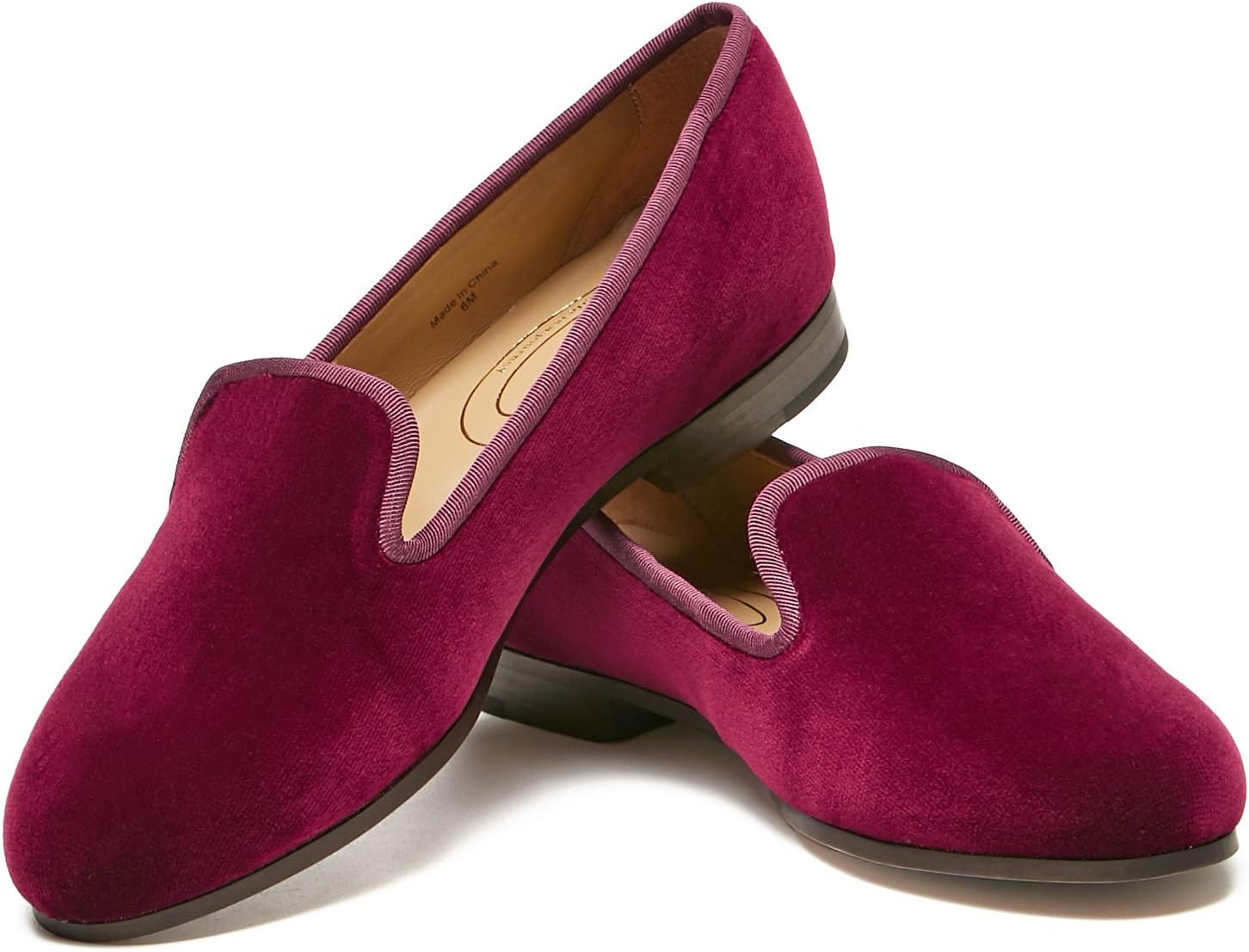 Journey West Women's Velvet Loafer Flat with Embroidery - Image 7