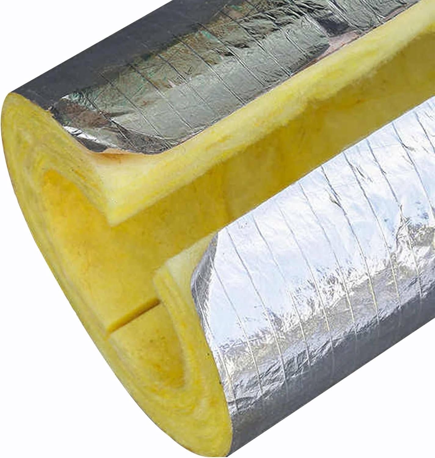 27-273mm ID X 30/50mm Thick - 100cm Length Pipe Insulation Tubing, Rock Wool Insulation Tubing(76mmX30mm)