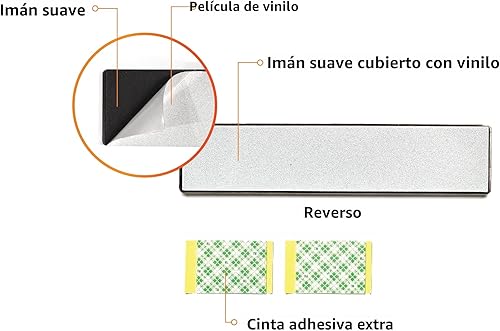 Vista 6 de Imán limpio/sucio para lavavajillas, Kubik Letters Premium Acero Inoxidable Grado 304, Organizadores de Cocina y Accesorios de Decoración