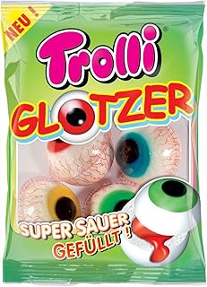 Trolli - Frutta Glotzer - 1 confezione da 4 pezzi - dolci spettrali