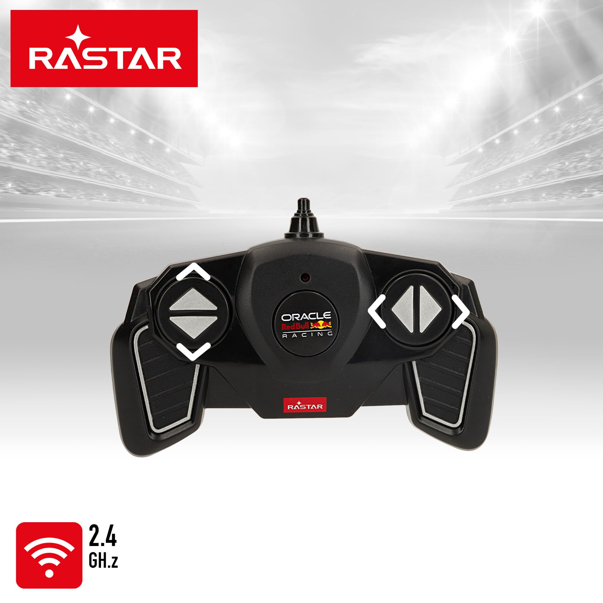 ColorBaby 41287 Rastar F1 Oracle Red Bull Racing RB18 oficjalnie licencjonowany, skala 1:18, Formuła 1, pojazd zdalnie sterowany, częstotliwość 2,4 GHz, 6 kierunków, zabawki zdalnie sterowane