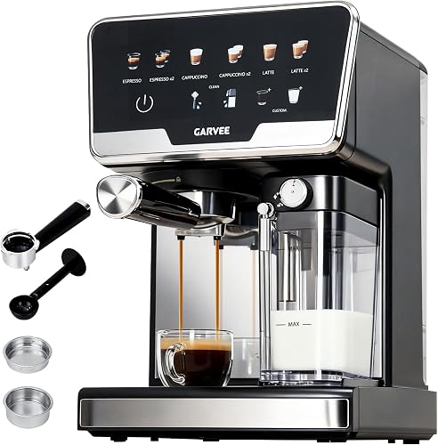 Machine Expresso Avec Pompe 20 Bar, Double Chaudière, Mou…