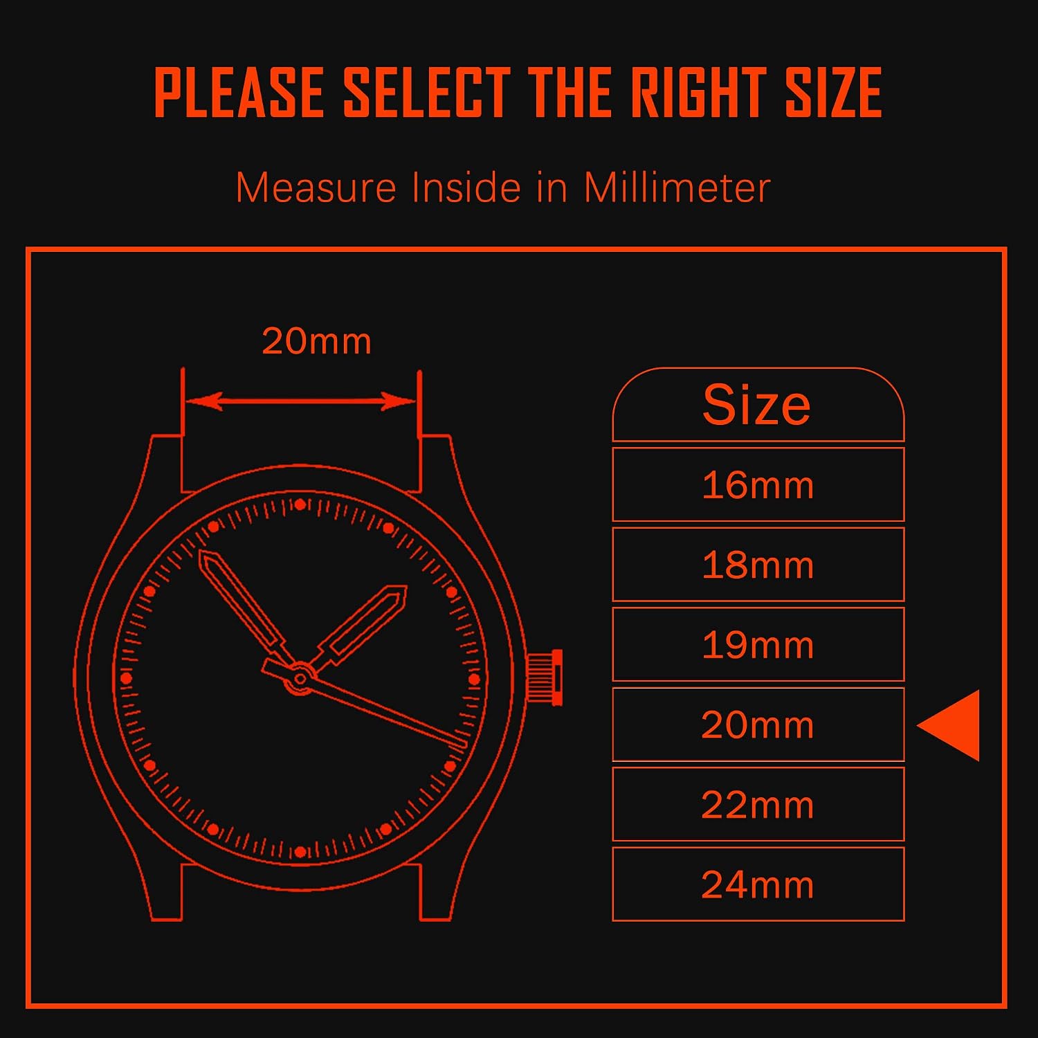 16mm/18mm/20mm/22mm Watch Band Metal image 4