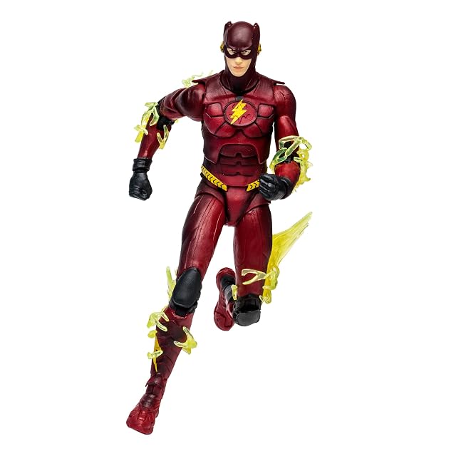 BANDAI - McFarlane Figura DC Película The Flash, Flash Traje de Batman Multicolor TM15516