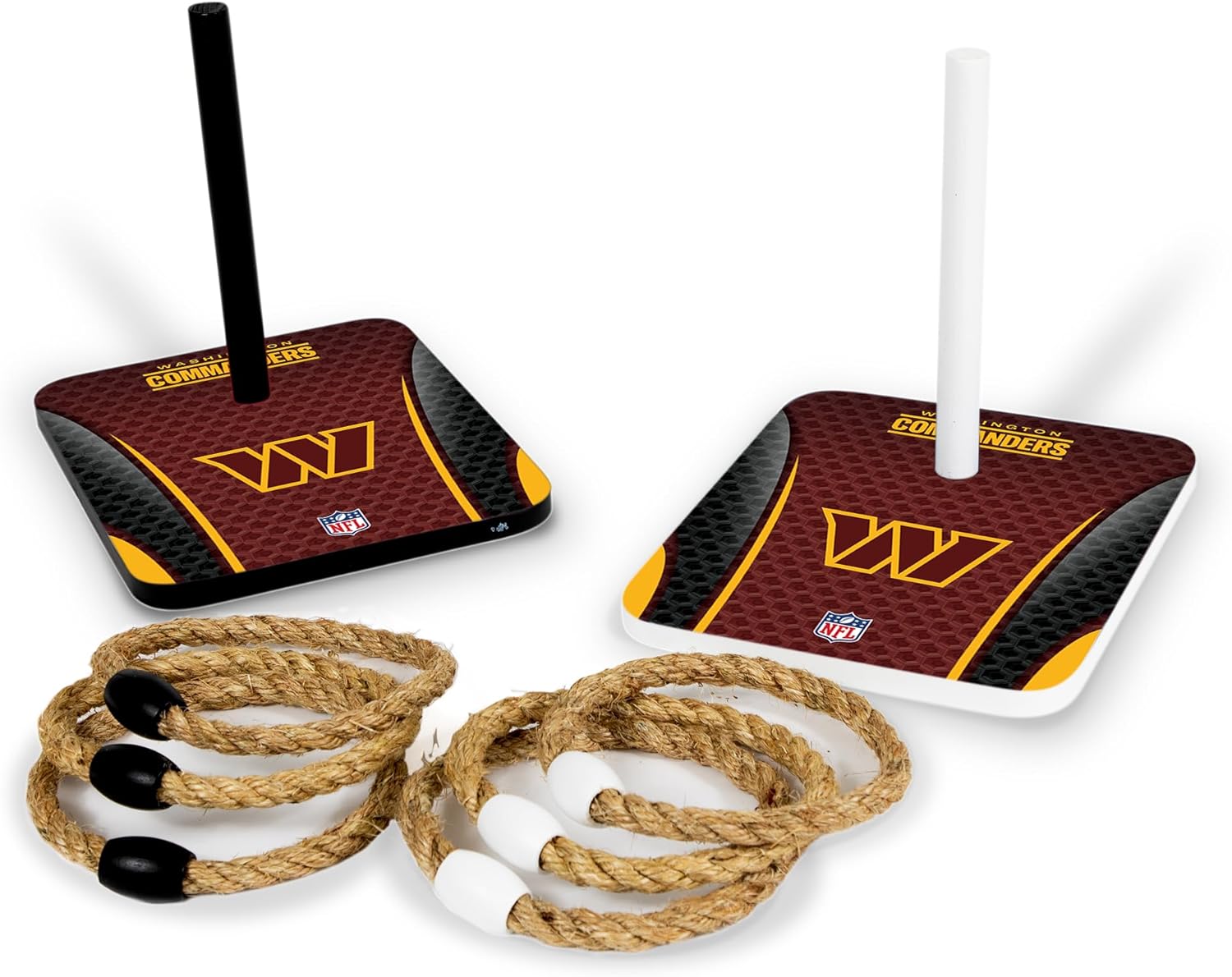 Wild Sports NFL Quoits Set with Direct Print HD Team Graphics – Tailgate Ring Toss Game – Great Gift for Any Football Fan! Ring Toss Family Outdoor Games for The Beach, BBQ, or Tailgate Party