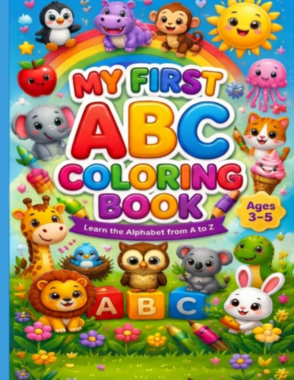 MY FIRST ABC COLORING BOOK: Learn the Alphabet from A to Z