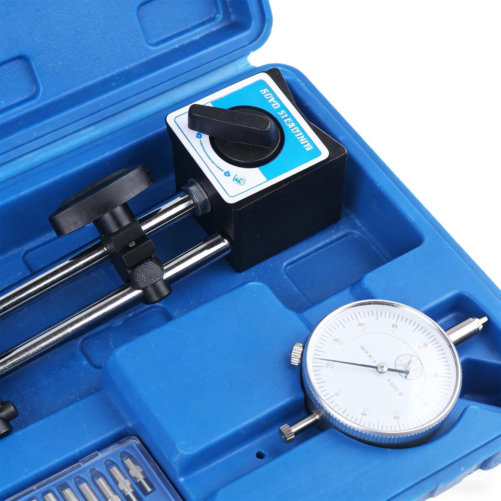 Instrumento De Medición Digital Imperial: Indicador De Diales De 0-1 Pulgadas, Calibre De Precisión De Base Magnética, Inspección Electrónica | Equipo De Alineación Pe