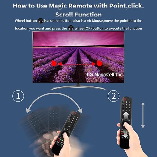 Miniatura 3 de Reemplazo de control remoto para LG TV MR21GA, para todos los LG Magic 2019-2023 para Smart TV, para UHD OLED QNED NanoCell 4K 8K Smart TV con
