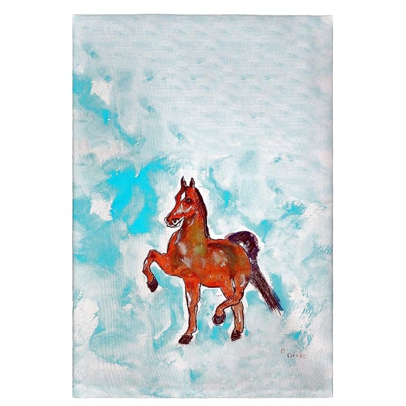Betsy Drake GT943 Dancing Horse Guest Towel