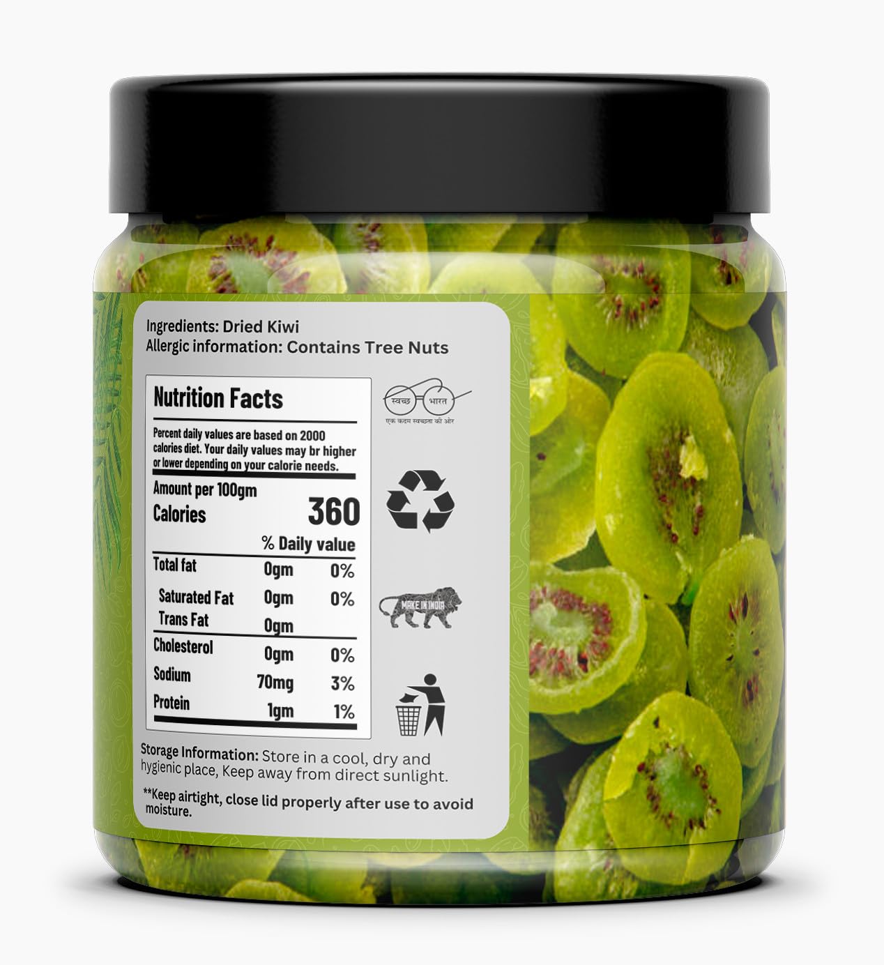 AL Anand Laxmi Premium Dried Kiwi for eating 250 gm | Delicious and Tasty Kiwi Dry Fruits | Natural Sweet Kiwi Fresh Fruit | No Artificial Colors & No Preservatives - Image 2 thumbnail