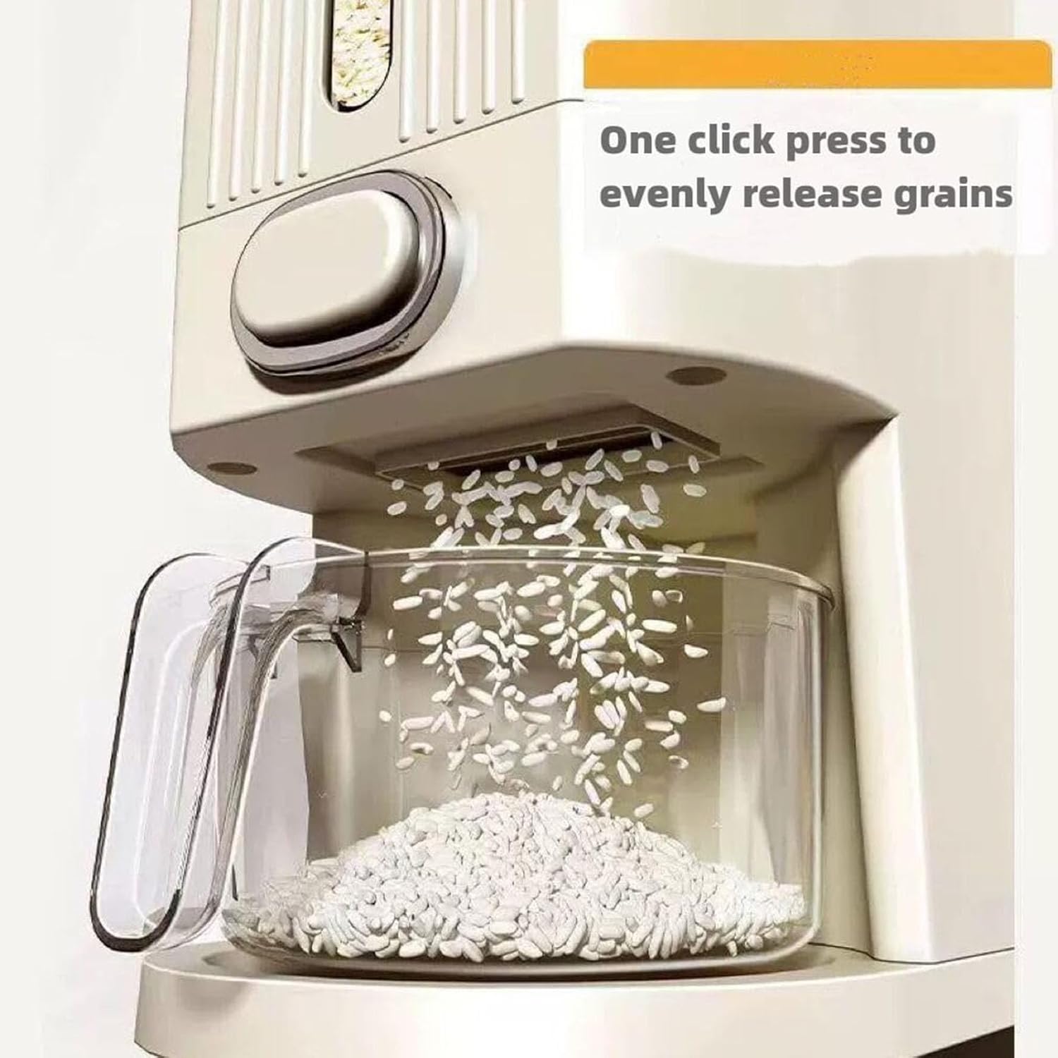 大容量ライスディスペンサーシリアルストレージコンテナ密閉されたプルーフキッチンオーガナイザー穀物とトウモロコシスペース節約キッチンオ
