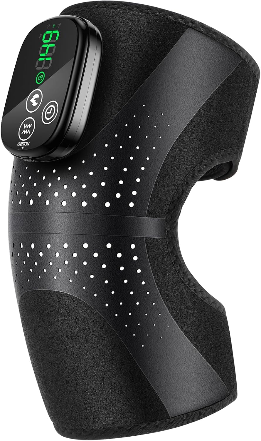 Cordless Knee Massager, 3-in-1 Knee Heating Pad with Massage, Heating Pad for Knee Elbow Shoulder Pain Relief, Rechargeable Heated Knee Brace Wrap for Arthritis/Joint Stiff/Muscle Strain - Image 9