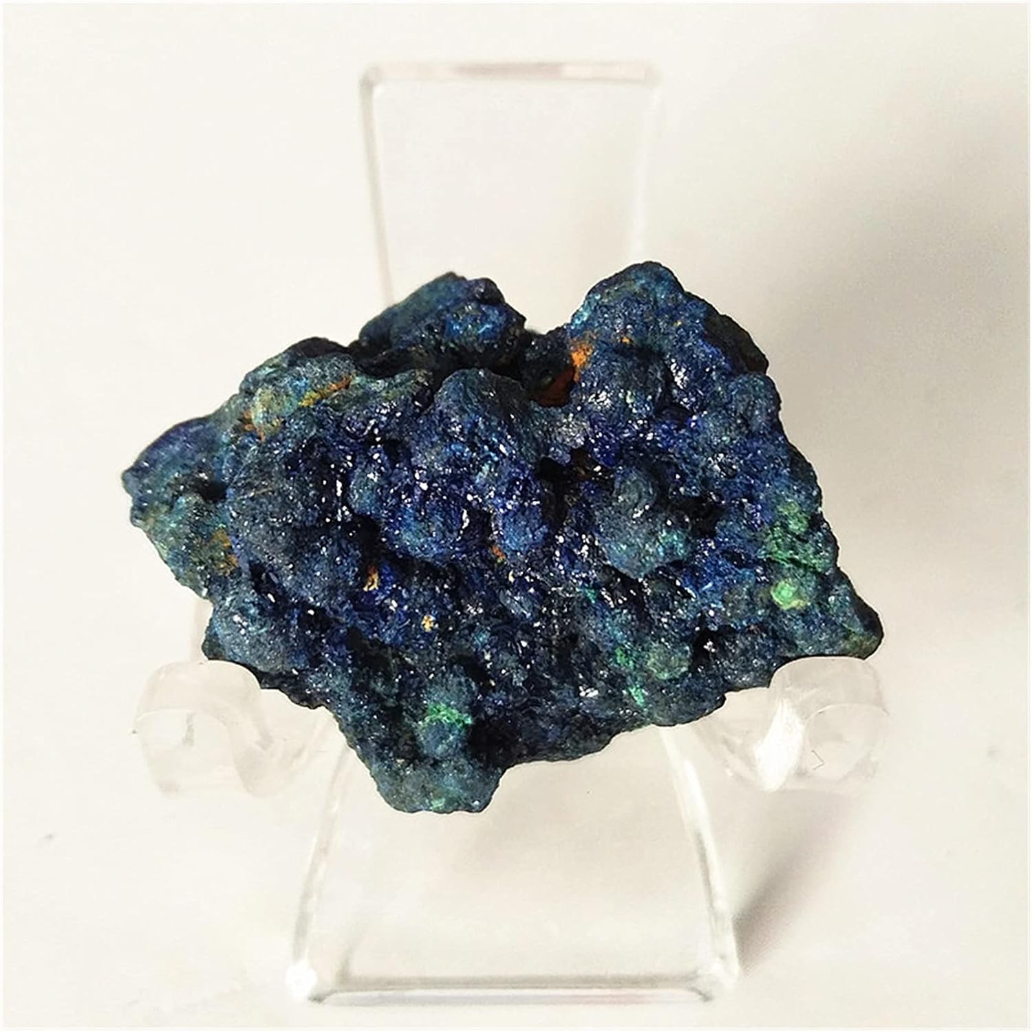 FIDEMM Azurite Natural Stone Azurite and Malachite symbiotic Mineral Crystal specimens Stones and Powerful Natural Rough Stone (Color : H17 8g)