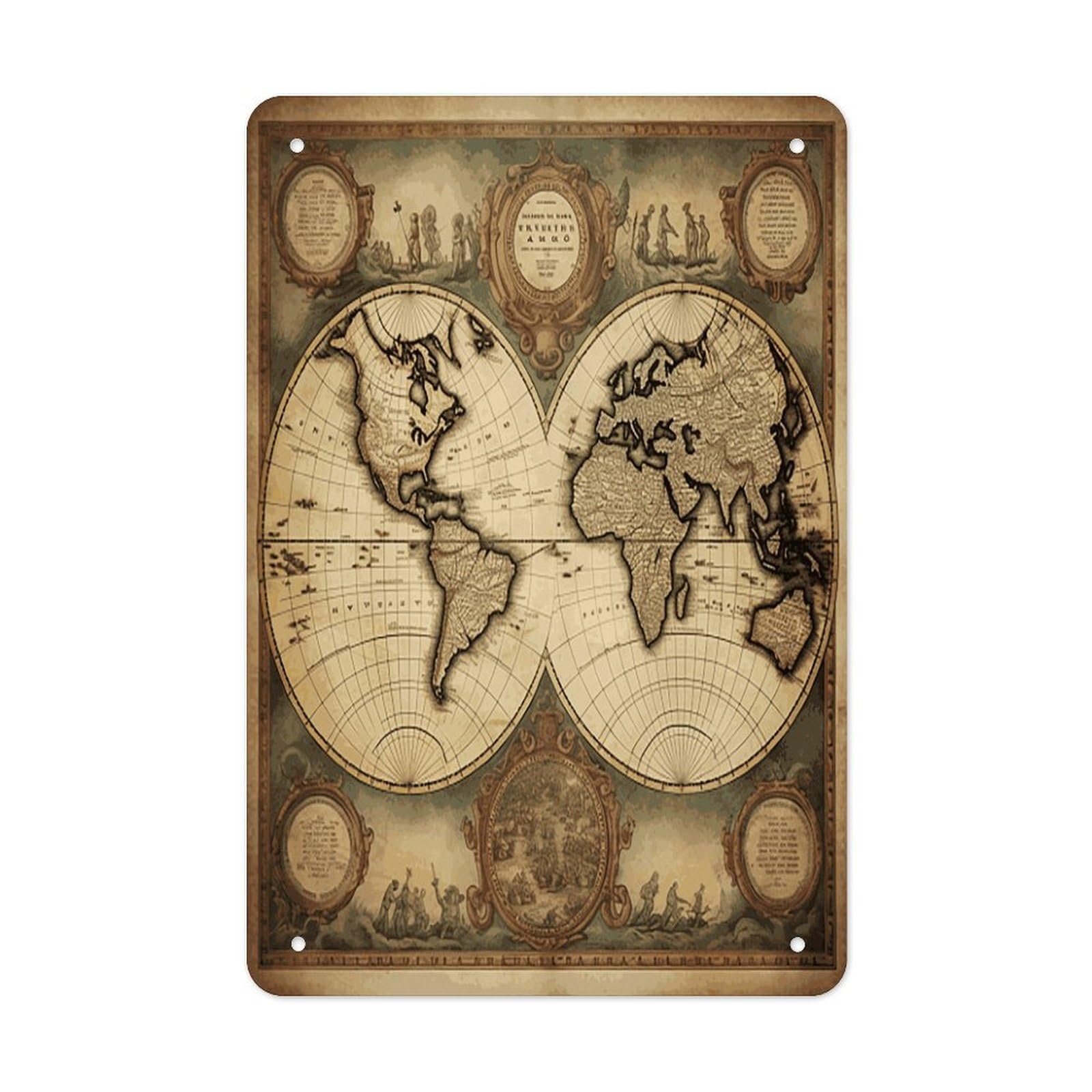 9cf1f95843ff702322dd3a7d8341689 Metal Tin Sign Wall Decor Hanging Plaque