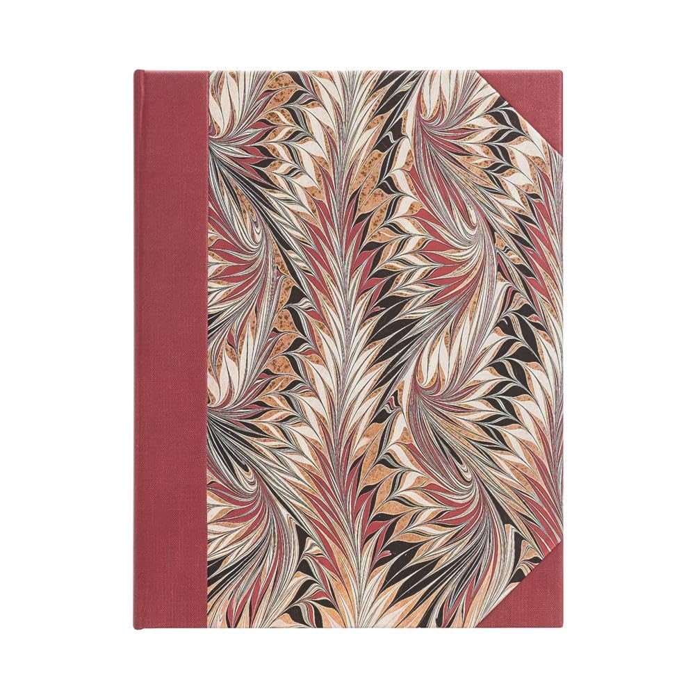 Rubedo Ultra Unlined Hardcover Journal, 144pg, 120GSM by Paperblanks (Cockerell Marbled Paper)
