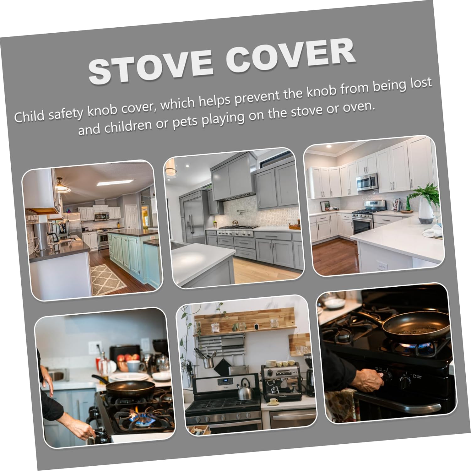 12pcs Oven Cover Boy Girl Safe Gas Stove Edge Protector Adhesive Stove Knob Safety Covers Kitchen Accessory