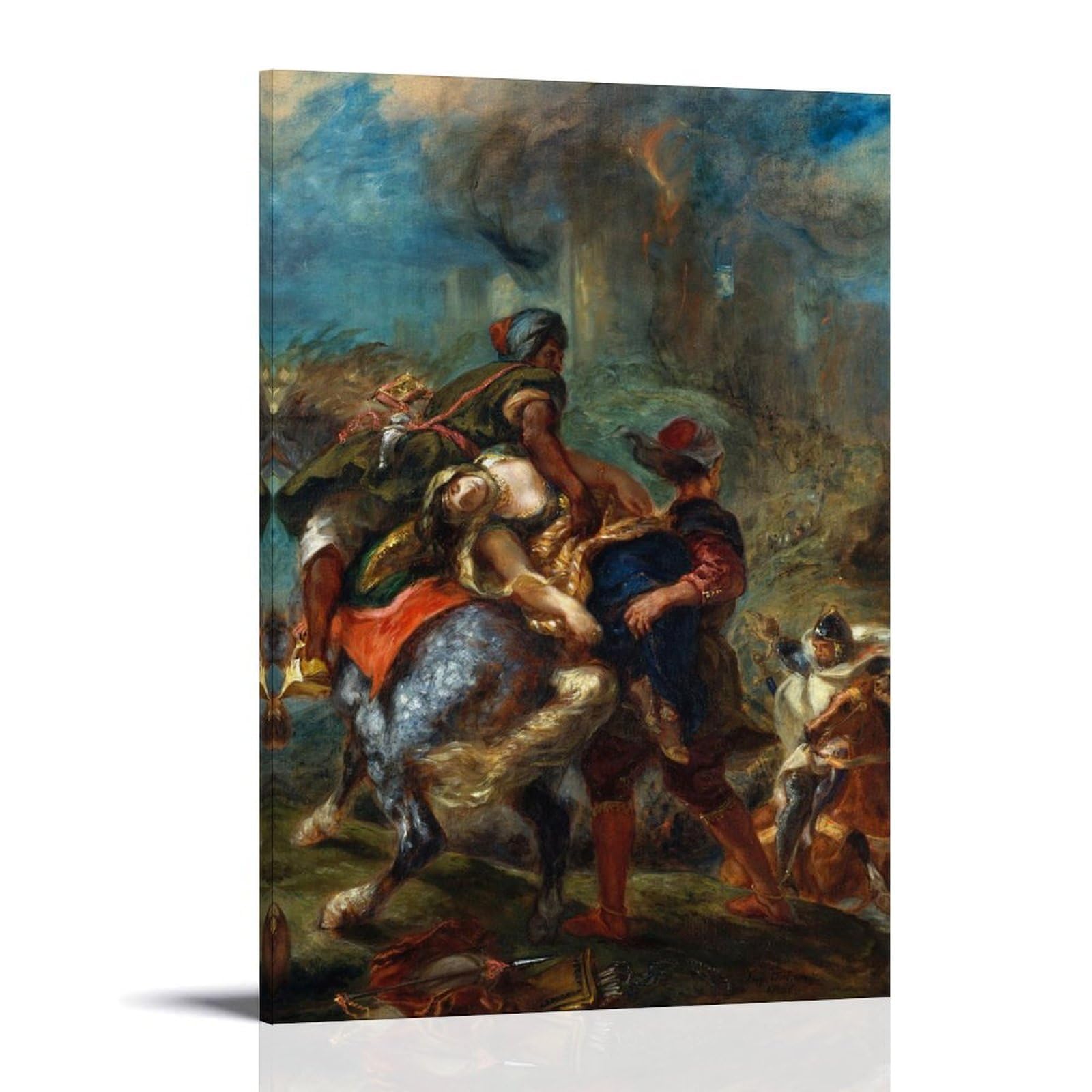 Impression sur toile Eugene Delacroix pour briser la monotonie de votre decoration interieure - 8