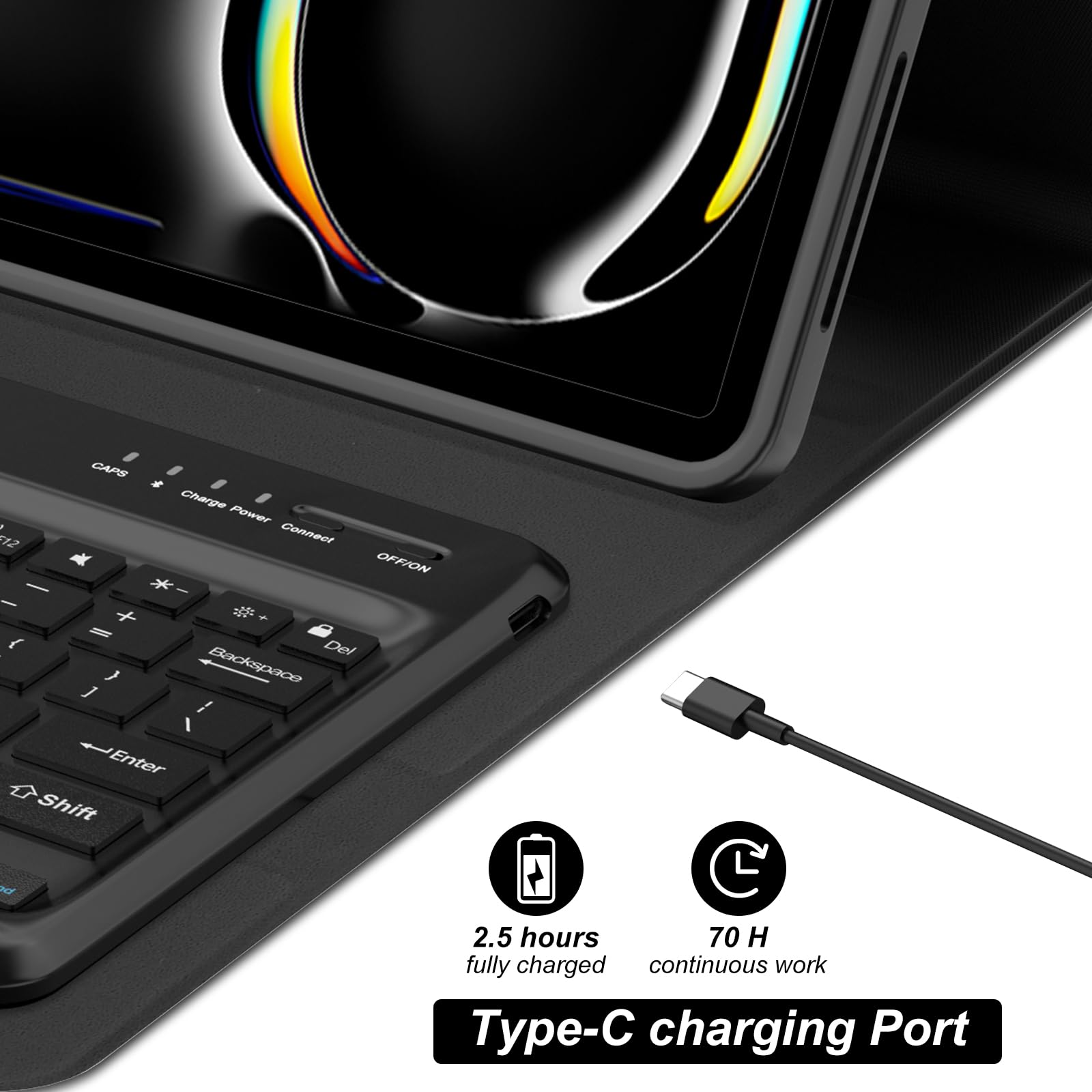 Amazon.com: FARYODI for iPad Pro 13 Inch Case with Keyboard