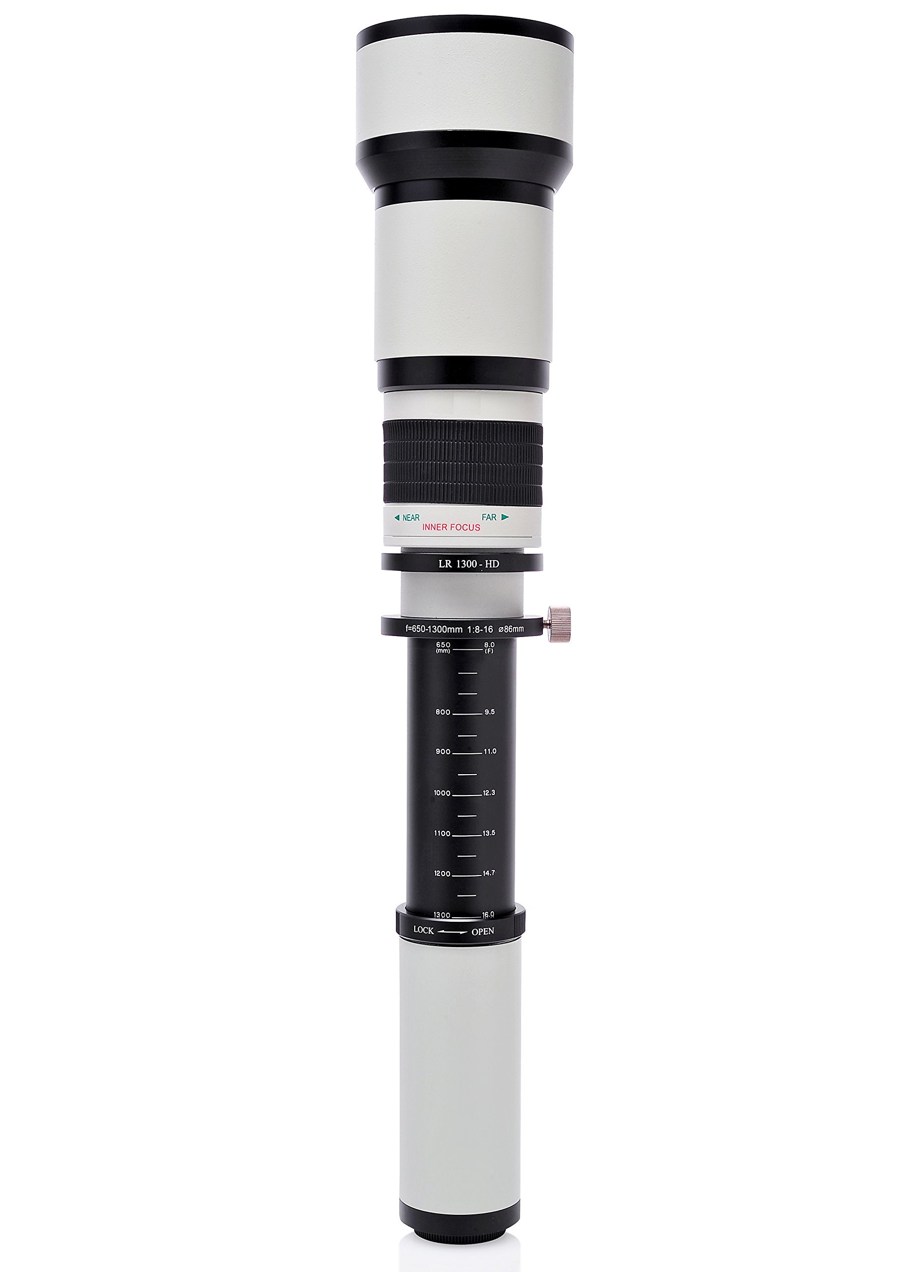 Opteka 650-1300mm High Definition Telephoto Lens for Canon EOS