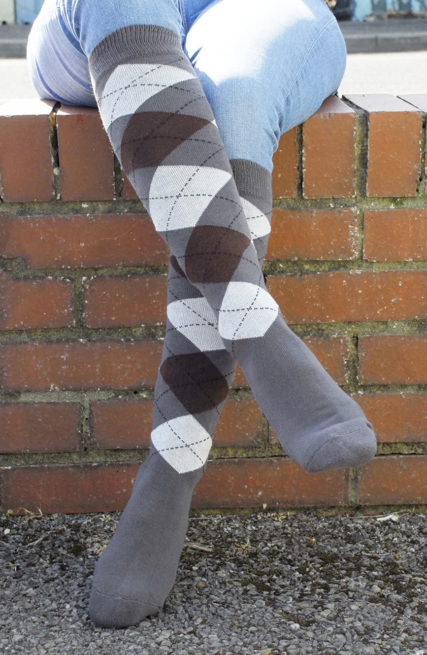 RhinegoldWomens Horse Riding Socks with Reinforced Cushioned Soles - Equestrian Knee High Socks for Women - Ladies Knee Length Socks with Hygenic Antimicrobial Properties