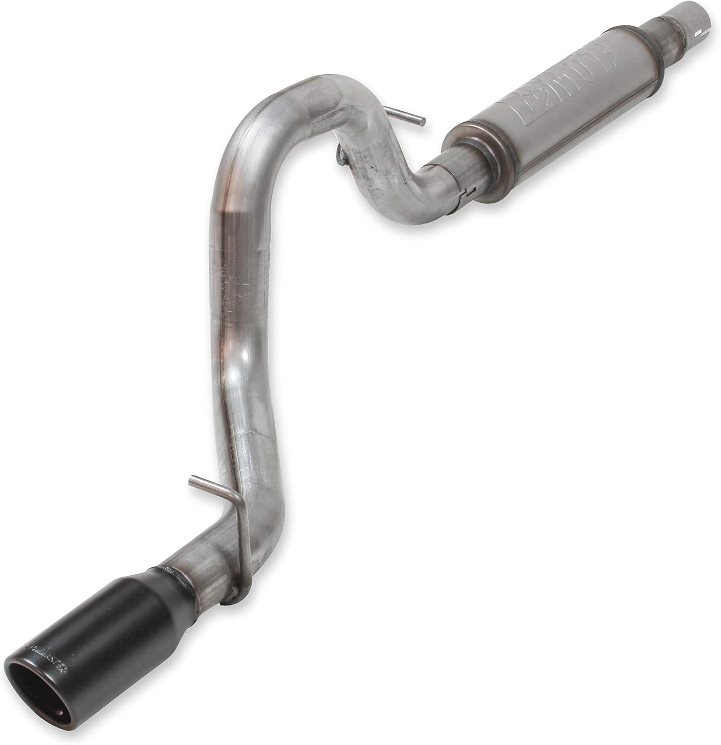 Flowmaster 717880 FlowFX Cat-Back Exhaust Kit 2.5 Inch 409 Stainless Steel 3.5 Inch Black Ceramic Coat Stainless Steel Tip Compatible with 1997-1999 Jeep Wrangler TJ 2.5L 4.0L