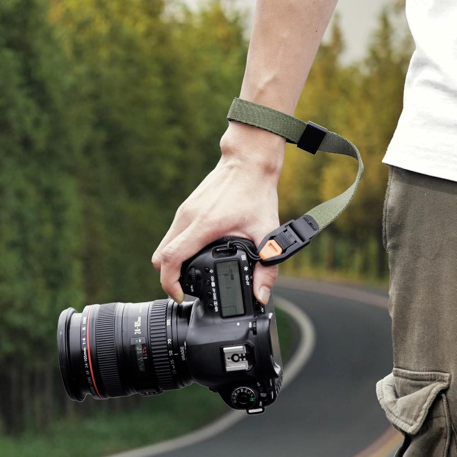 Manbily Camera Wrist Strap, Quick Release Camera Hand Strap for Photographers DSLR Mirrorless Digital Cameras