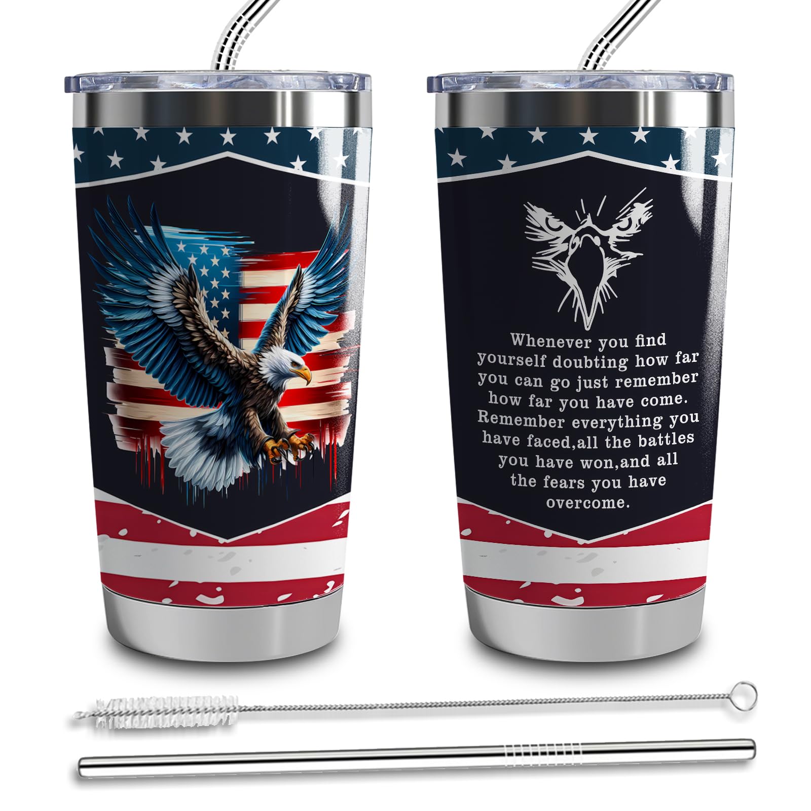 LLKJHGE Eagle Gifts Tumbler for Scouts Men,20 oz Insulated Tumblers with Lid,Eagle Stainless Steel Insulated Tumblers,Boy Scout Gift Scouts Leader Gifts (whenever you find)