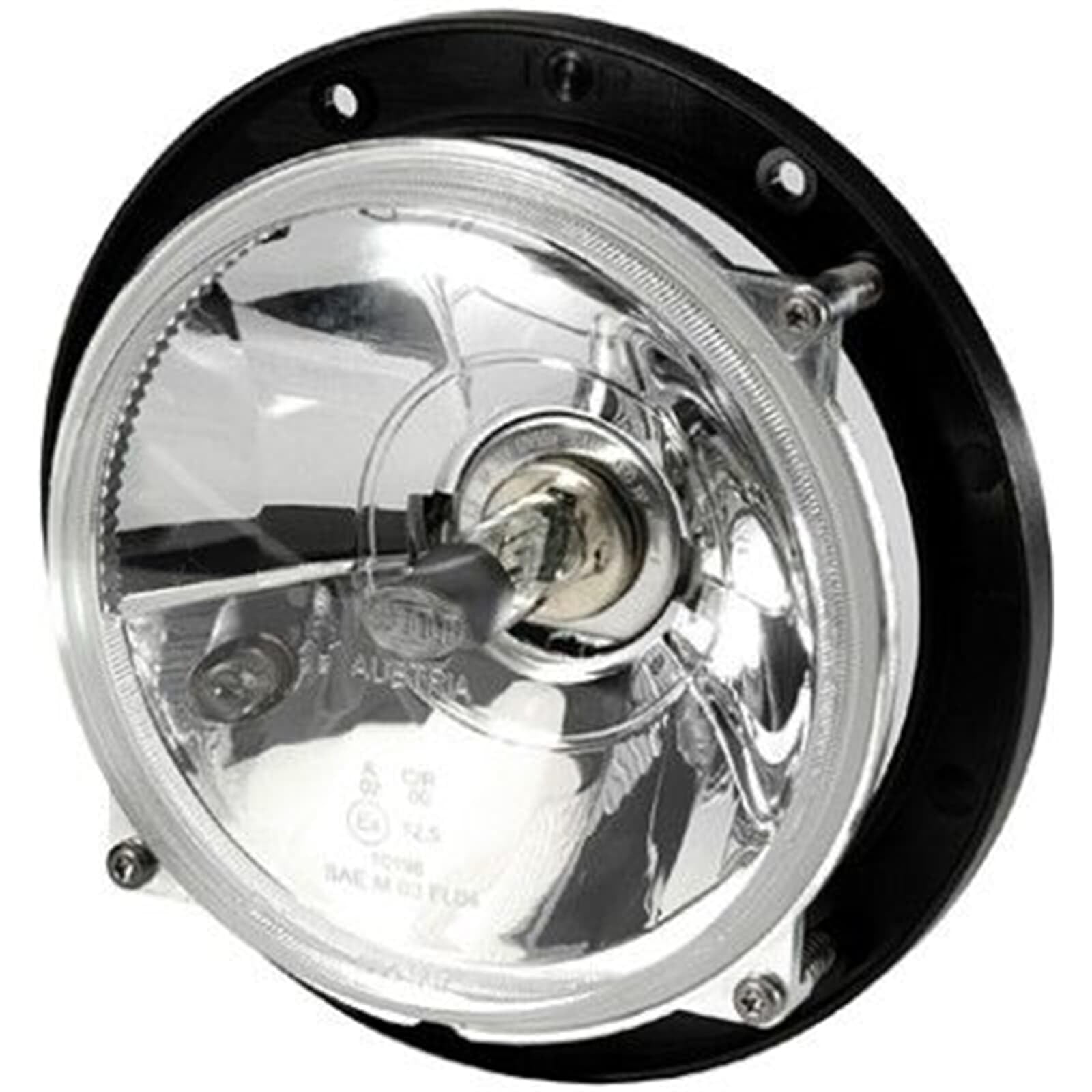 HELLA Halogen/FF-Reflektor - M133 - 12V - Liczba referencyjna: 12.5 - ECE - Wtyczki: Wtyk płaski - z prawej/z lewej - 1A3 996 162-071