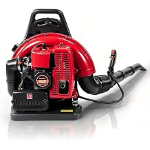 72CC Backpack Blower, Gas Powered Leaf Blower with 230 MPH 760 CFM for Commercial Lawn Care, Yard Debris &amp; Snow Removal (Red)