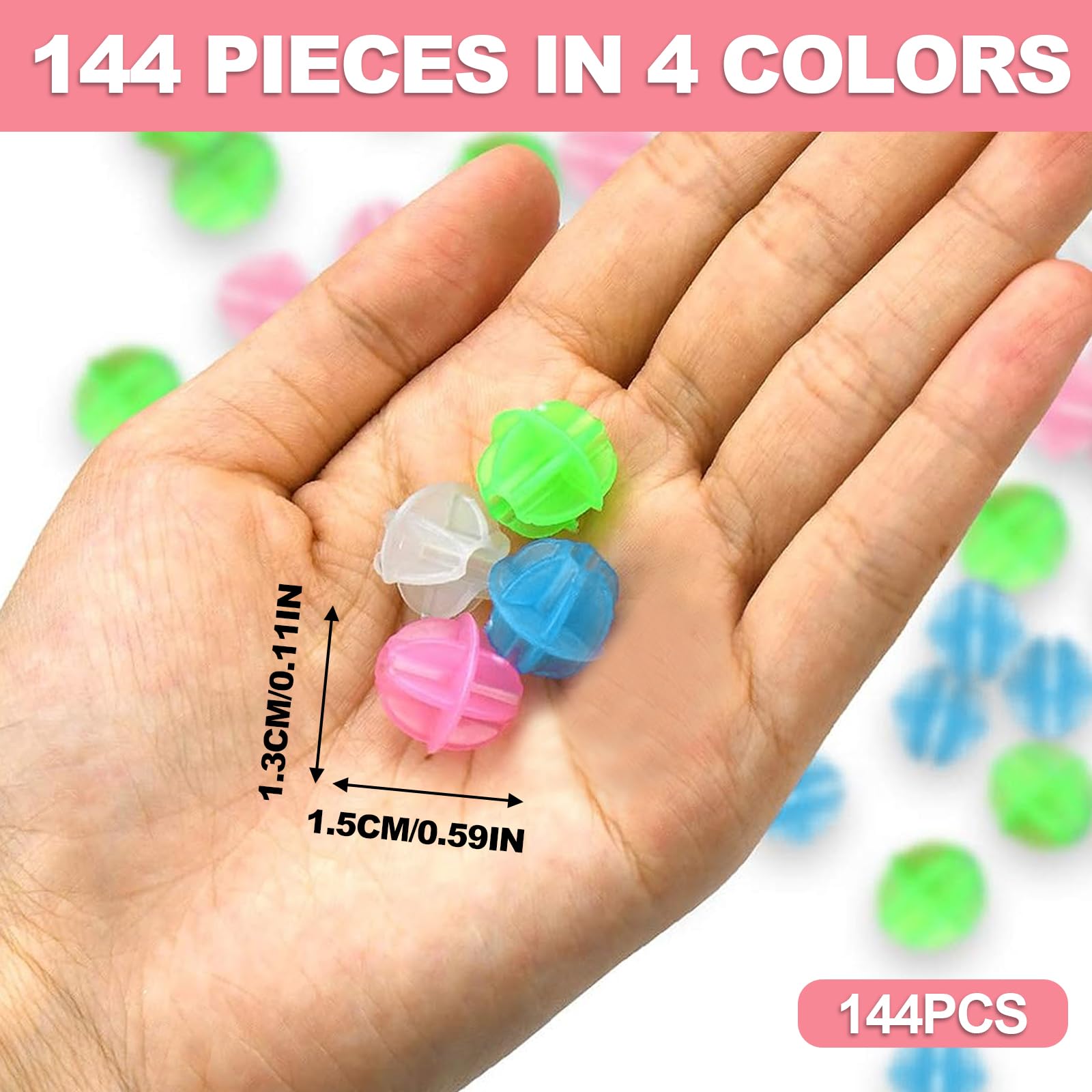144 Clips Réflecteurs Colorés Pour Rayons De Vélo Enfant - Décorations Lumineuses Et Réfléchissantes - Installation Facile Sans Outils - 4