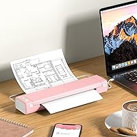 Vista 36 de Phomemo M08F - Impresoras portátiles inalámbricas para viajes, soporte de papel térmico de 8.5 x 11 pulgadas, impresora térmica Bluetooth compatible