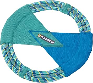Ruffwear, Pacific Ring Dog Toy, Fetch and Tug, Aurora Teal