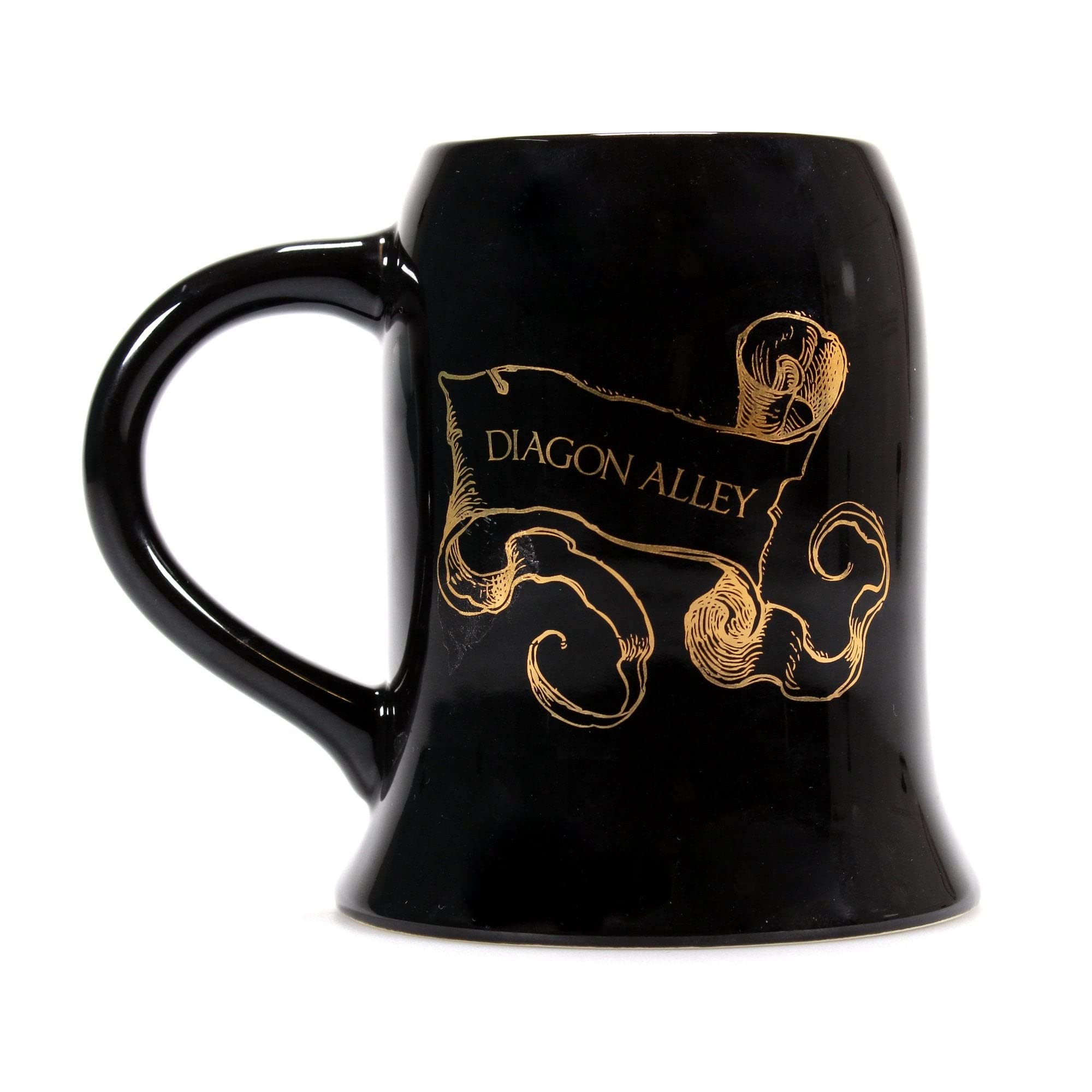 Harry Potter Mini-Tasse „The Leaky Cauldron“ – Kessel-Form, 325 Ml, Goldener Druck, Nicht Spülmaschinenfest