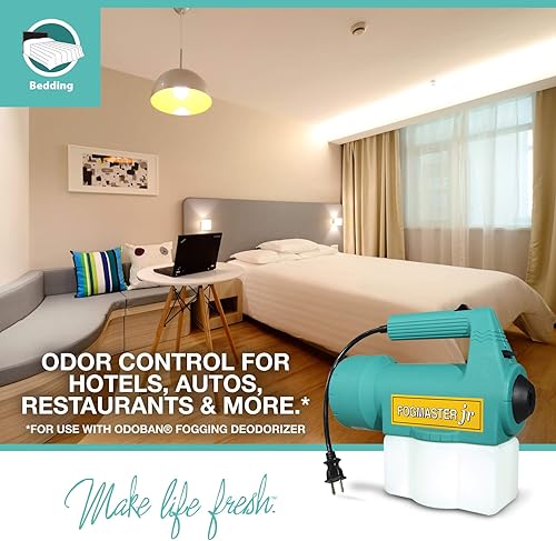 Miniatura 2 de OdoBan Fogmaster Jr. - Nebulizador eléctrico de mano y ambientador líquido, 1 galón, aroma a cereza