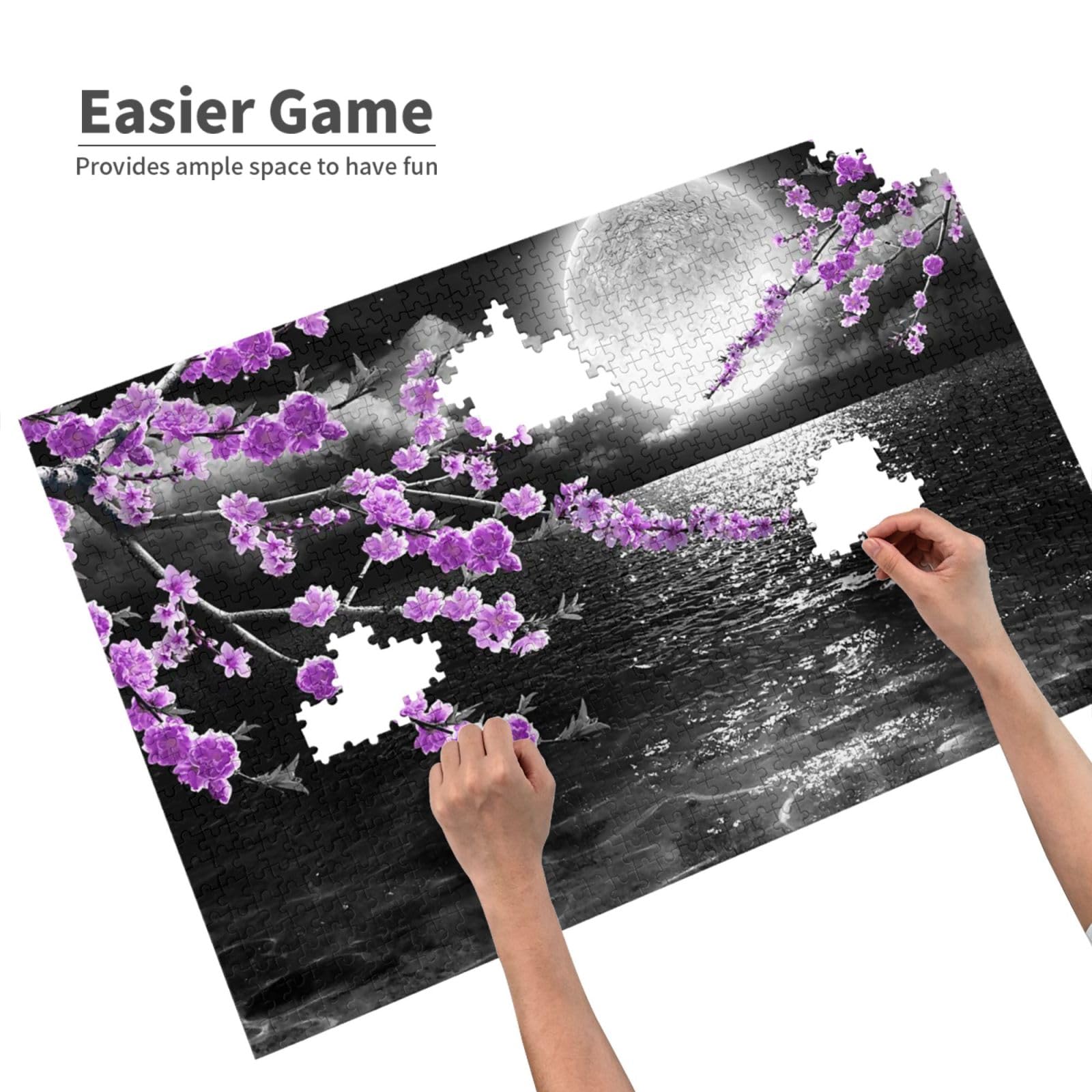 さくら展 ジグソーパズル 1000ピース マリンアート サクラ ミラクル 1000ピース 光るパズル【13-047