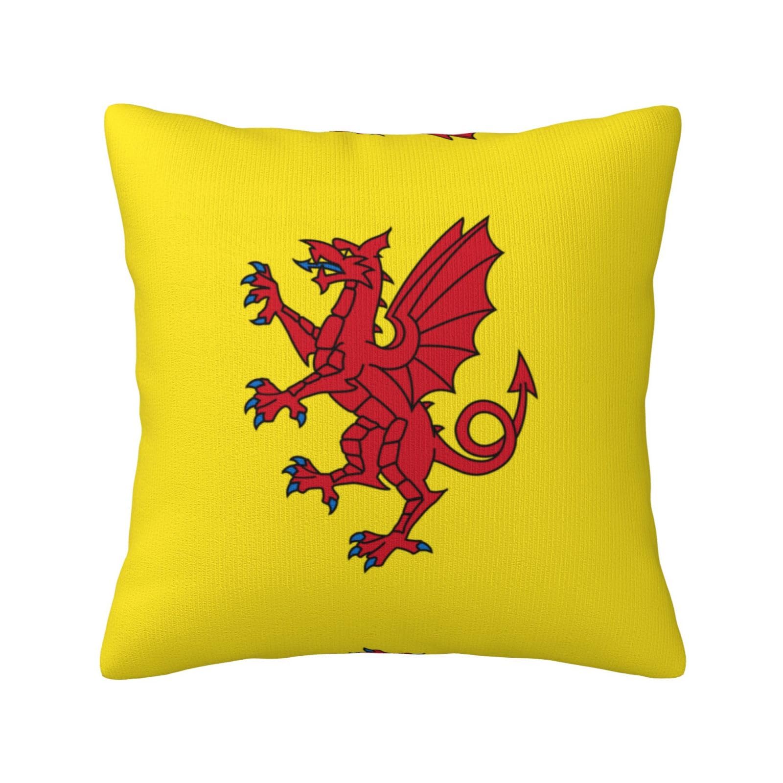 Somerset County Flag Print Decorative Throw Pillow Covers for Sofa, Outdoor and World Cup Celebrations