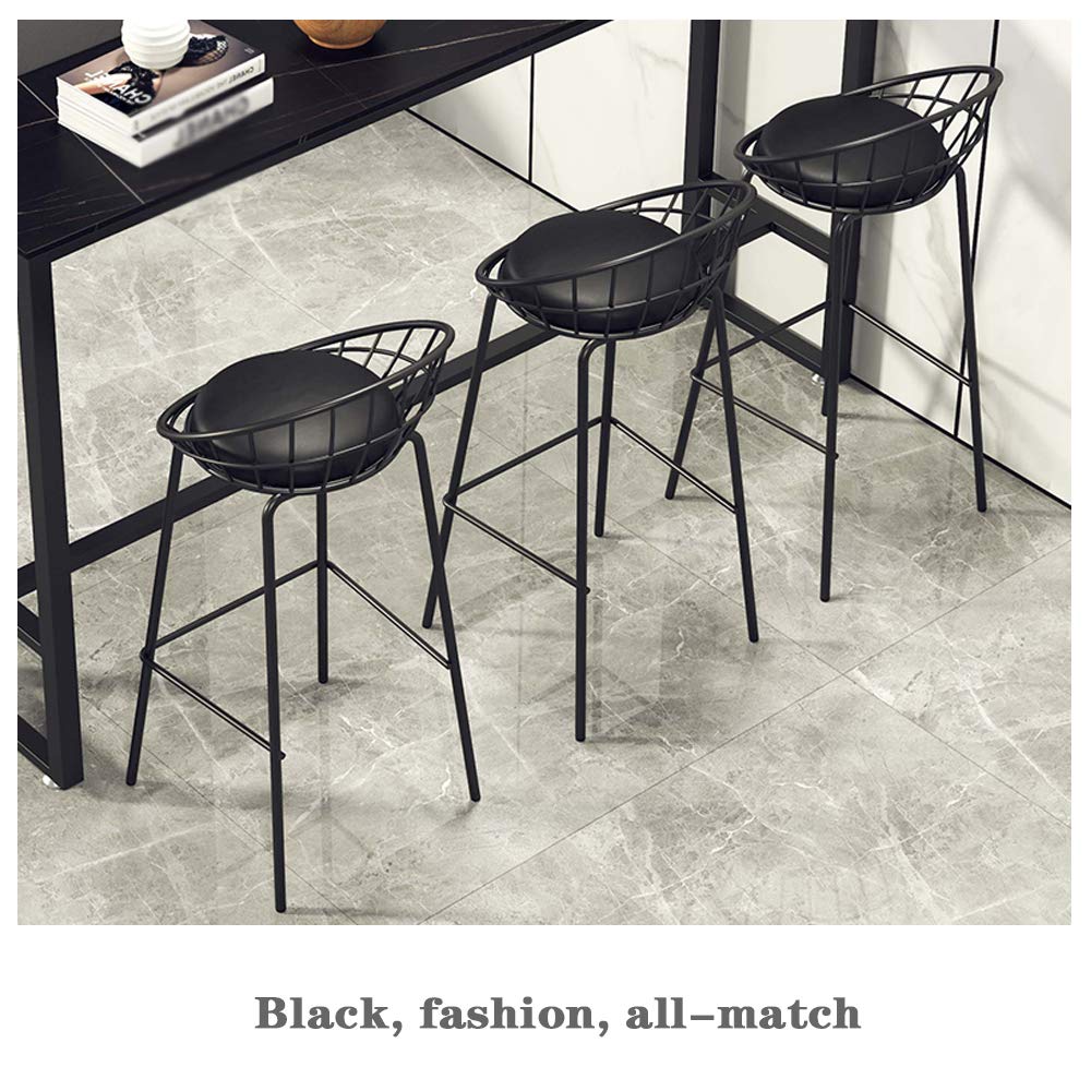 Amazon｜カウンターチェア、バースツール、背中付き、ソフトレザー 錬