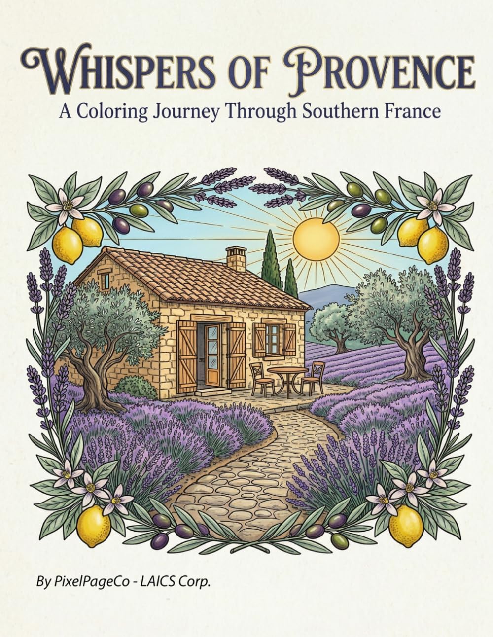 Whispers of Provence: A Coloring Journey Through Southern France