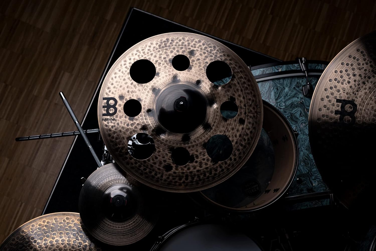 Meinl Cymbals Pure Alloy Custom 16" Trash Crash — Smoked Bronze/Brilliant Finish — Made in Germany, 2-Year Warranty (PAC16TRC)