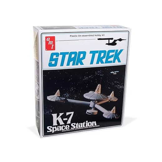AMT Star Trek K-7 Space Station 1:7600 Scale Model Kit