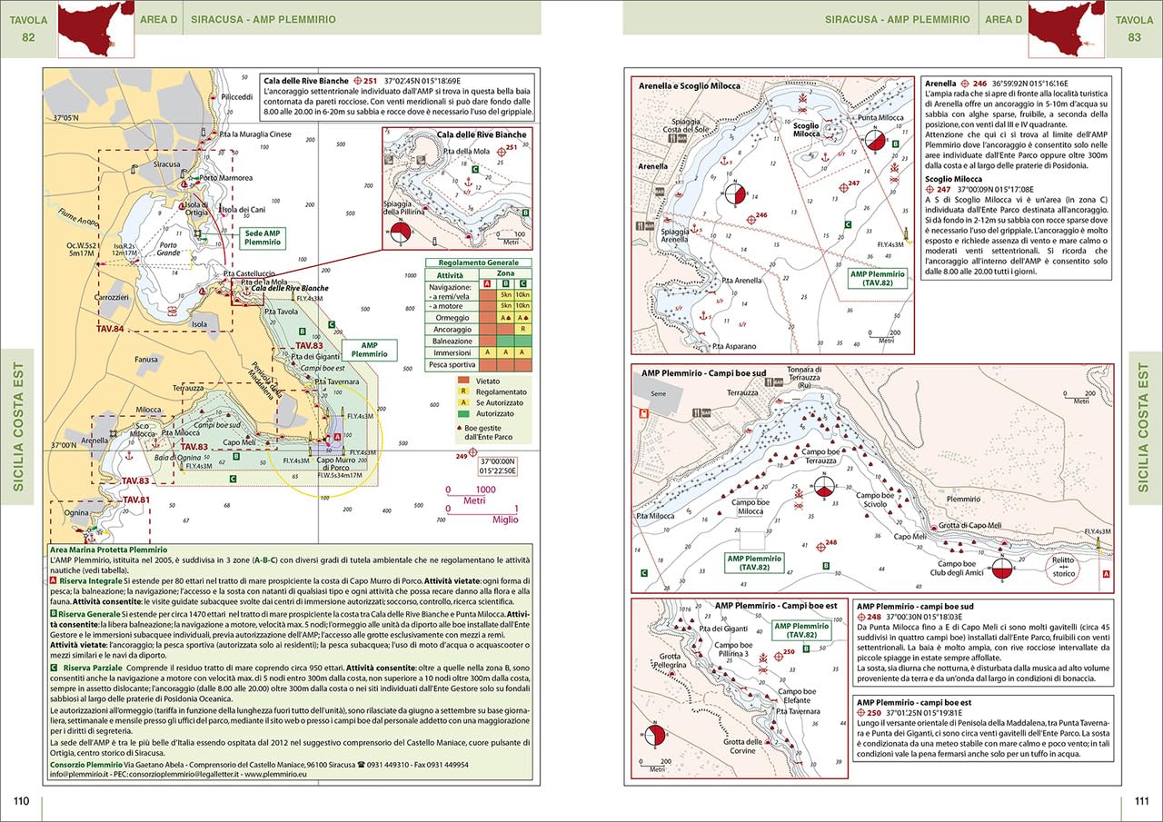 Sicilia: Isole Eolie, Egadi, Pelagie, Pantelleria e Malta. Portolano cartografico 2024. Con espansione online (Vol. 4)