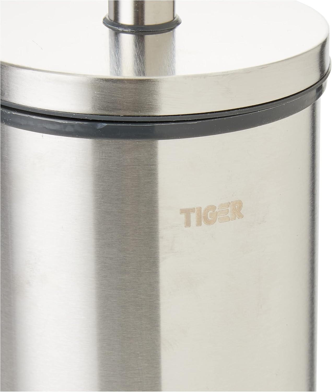 Tiger Toilet Brush and Holder, Stainless Steel, 9.3 x 35.6 x 9.3 cm