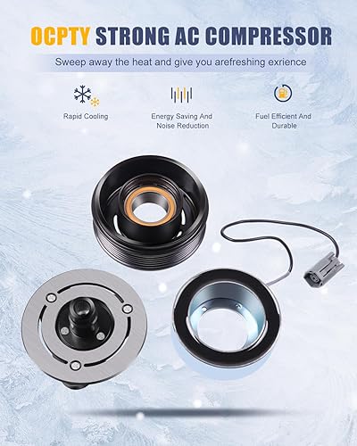 Miniatura 2 de OCPTY compresor de aire acondicionado compatible con Mazda 3 Mazda CX-7 2007-2009 CO 24005C