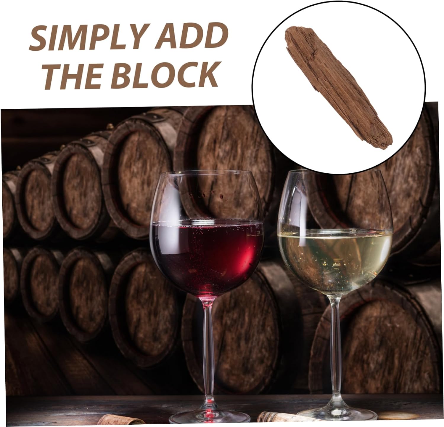 1bag Natural Oak Wine Brewing Chips for Diy Wine Making Enhance Flavor and Aroma of Red Homebrewing and Aging