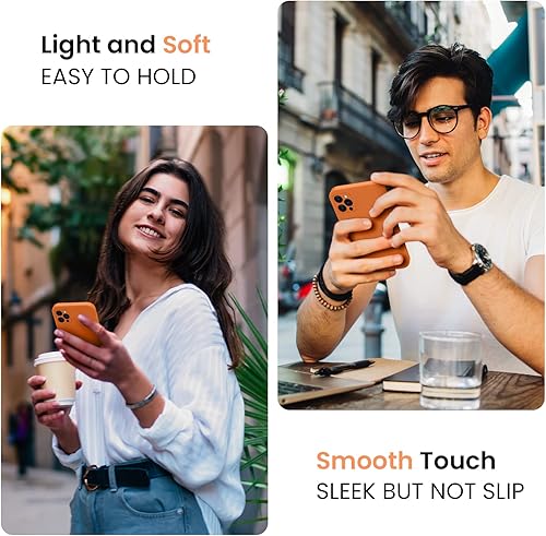 Miniatura 189 de FireNova Funda para iPhone 14 Pro, funda de silicona mejorada [protección de cámara] con [2 protectores de pantalla], forro interior de microfibra