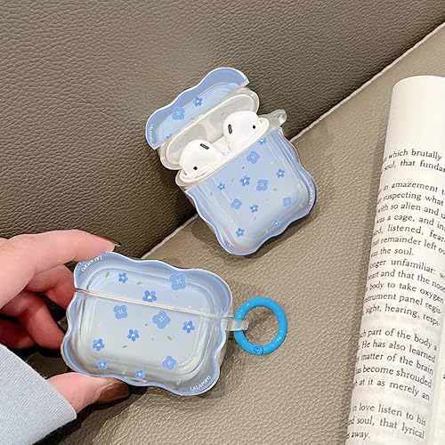 Miniatura 10 de Funda compatible con Airpods Pro de rana, bonita funda con llavero para mujeres y niñas, funda protectora transparente de silicona suave Kawaii de